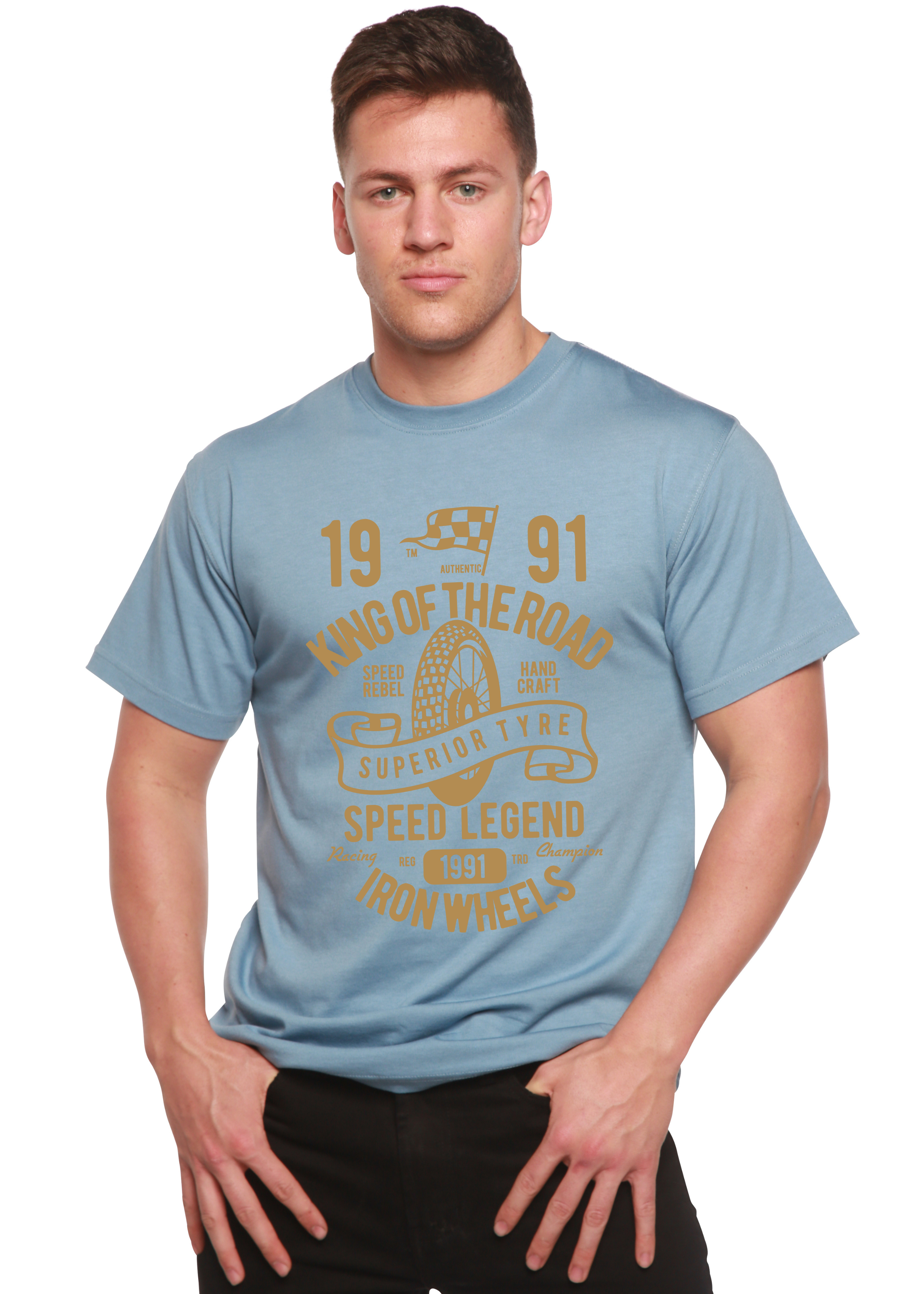 Superior Type Spun Bamboo® Men's Bamboo Viscose/Organic Cotton Short Sleeve Graphic T-Shirt