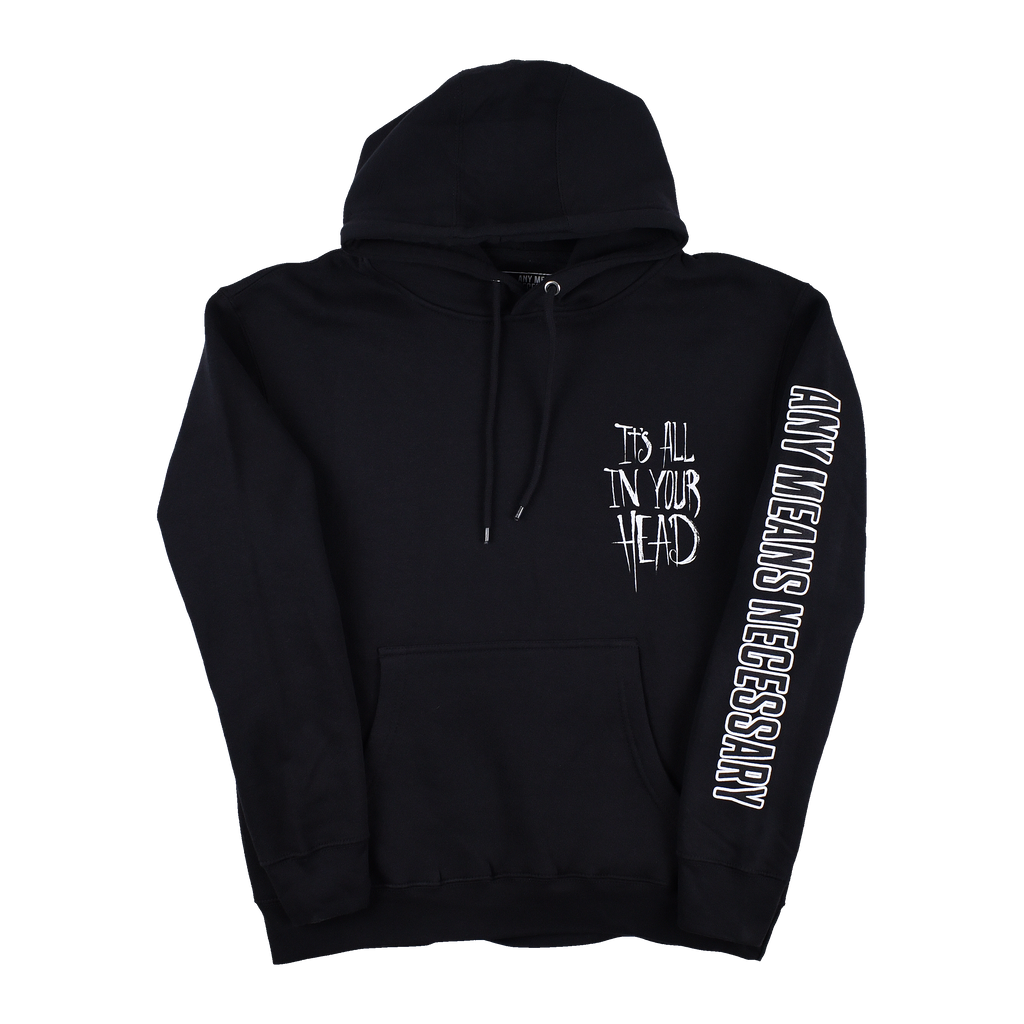 It's All In Your Head Pullover Hoodie Black
