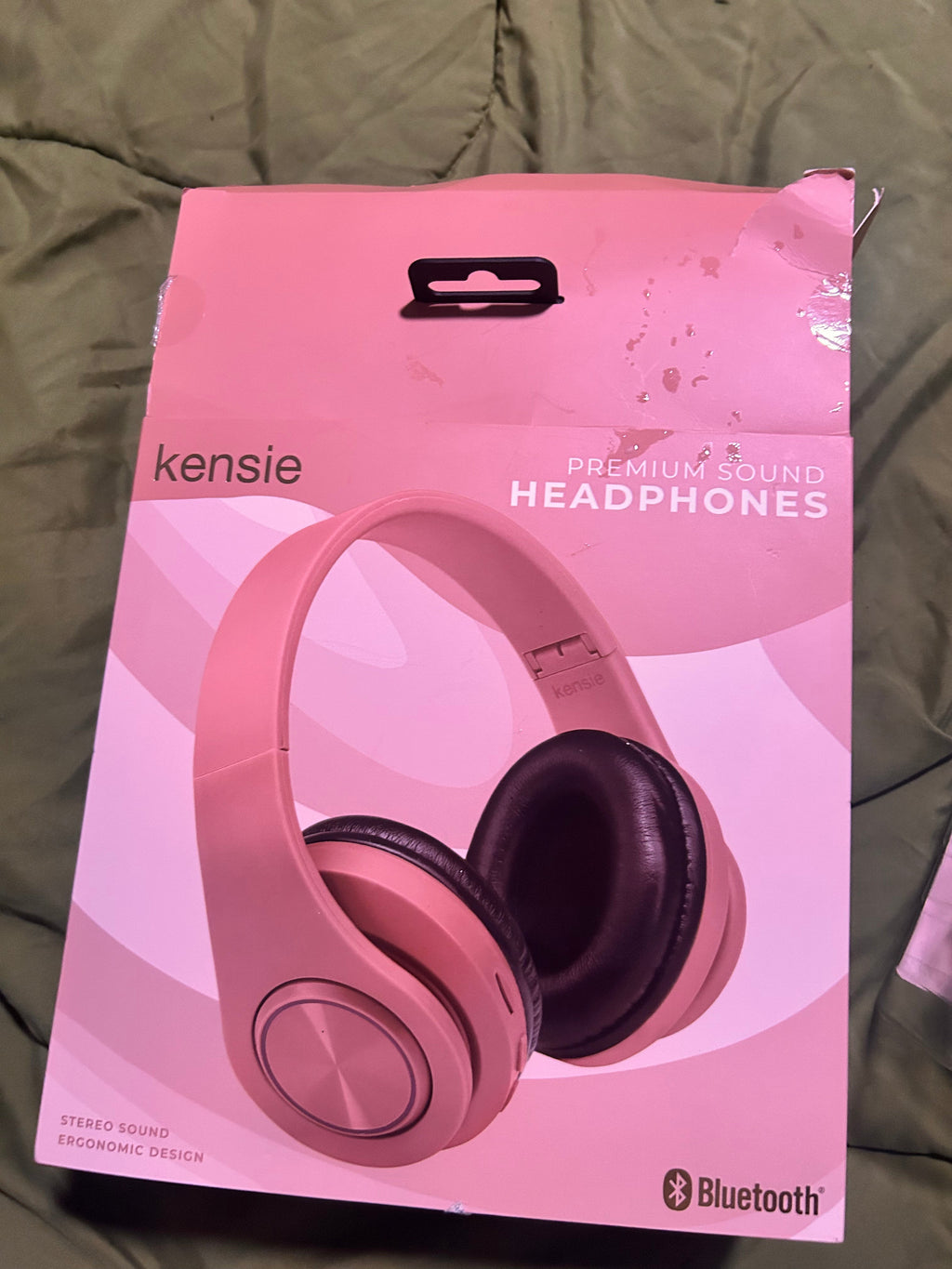 Kensie Premium Sound Bluetooth Headphones - Pink (Used)
