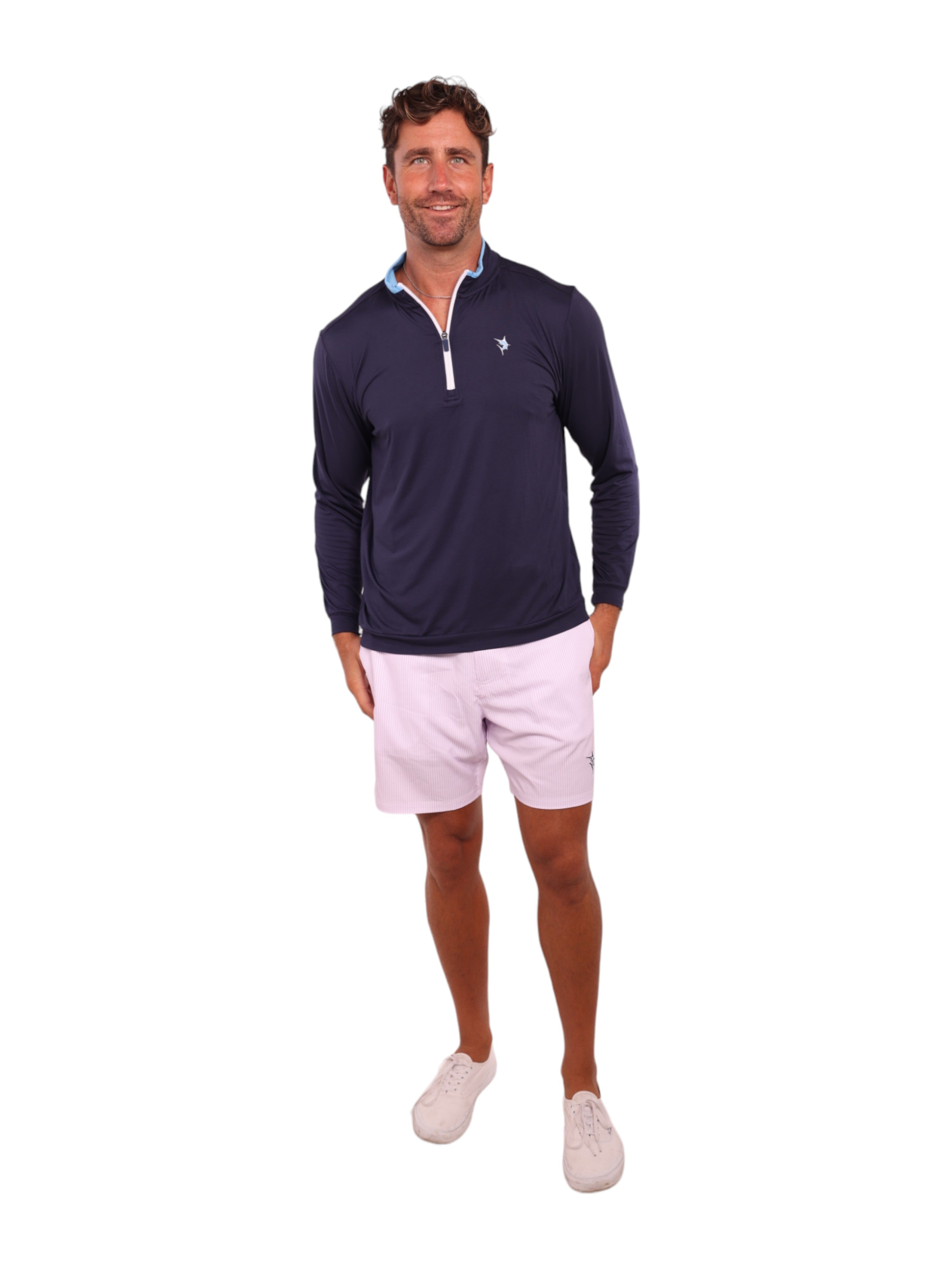 Long Beach Quarter Zip Ultra Soft Lightweight