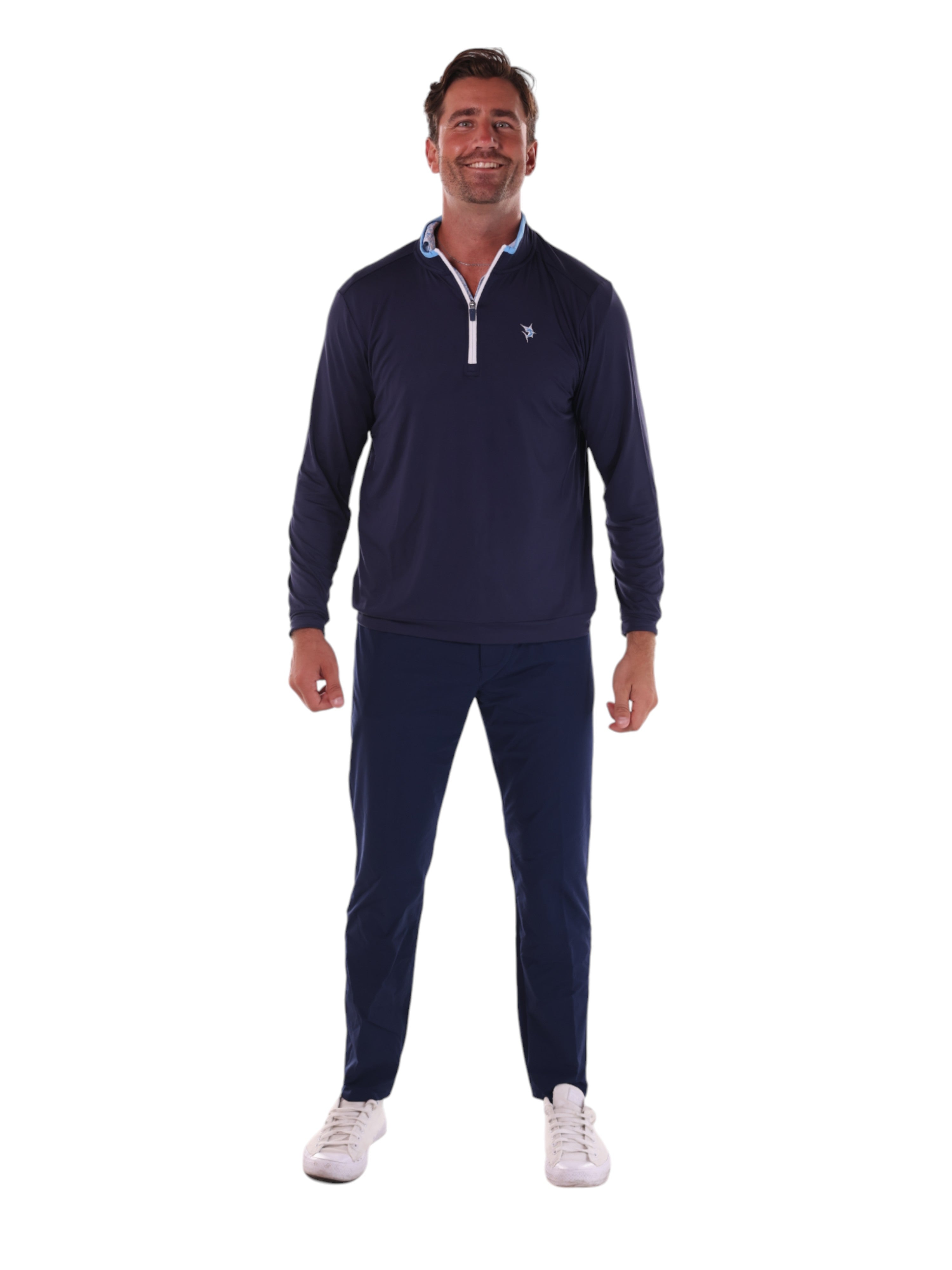 Long Beach Quarter Zip Ultra Soft Lightweight