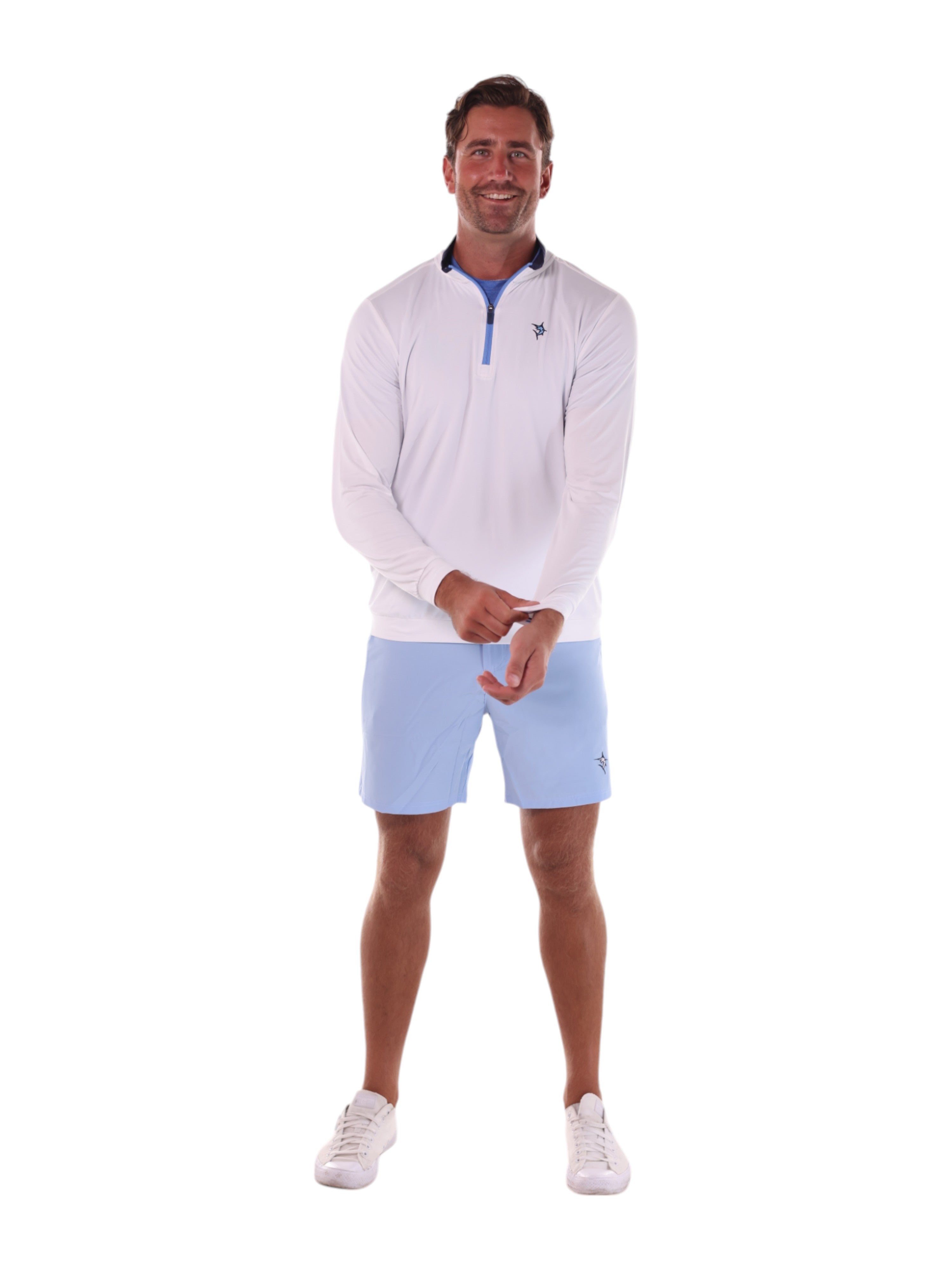Long Beach Quarter Zip Ultra Soft Lightweight