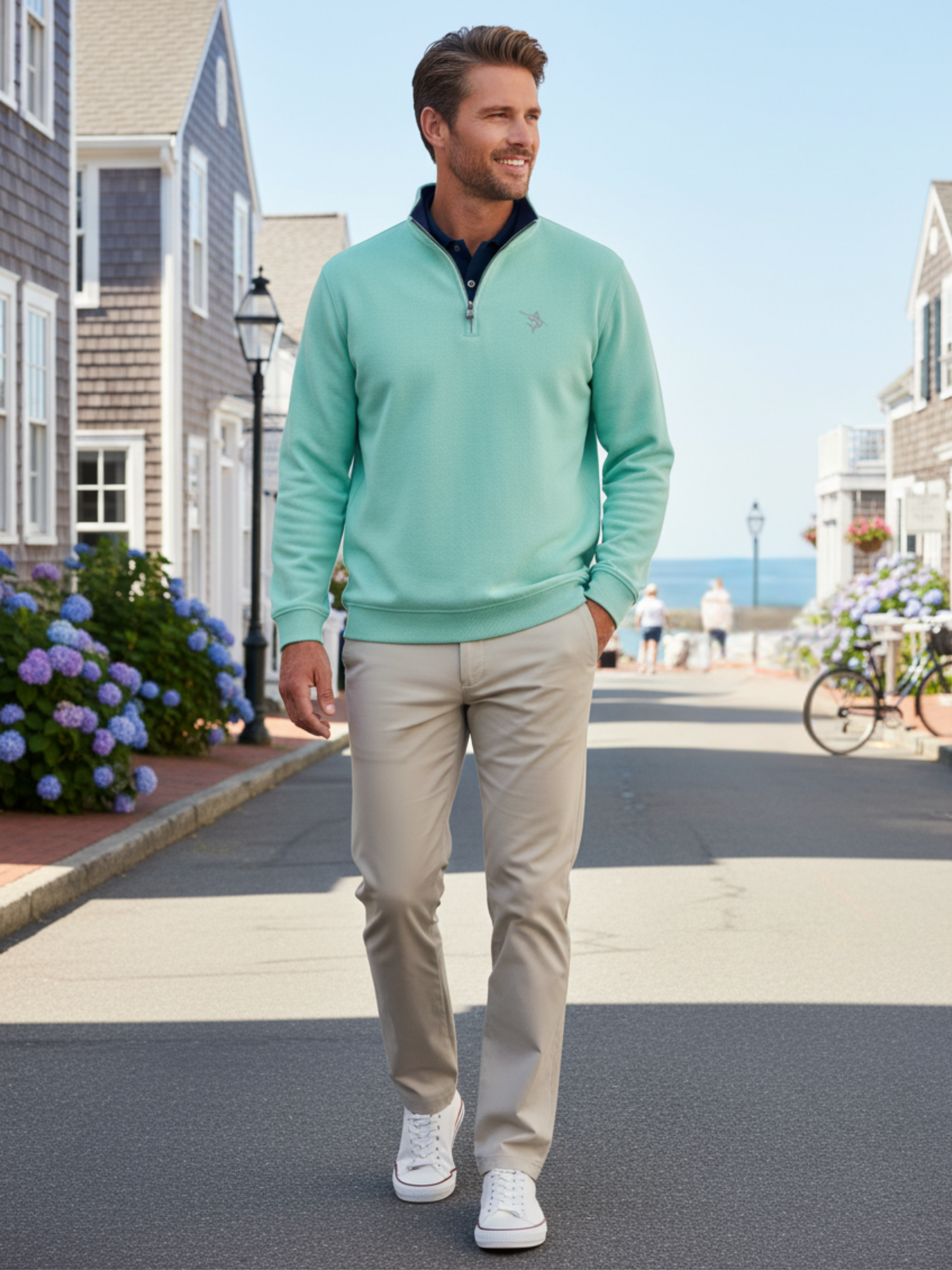 Turnberry Quarter Zip Smooth Knit