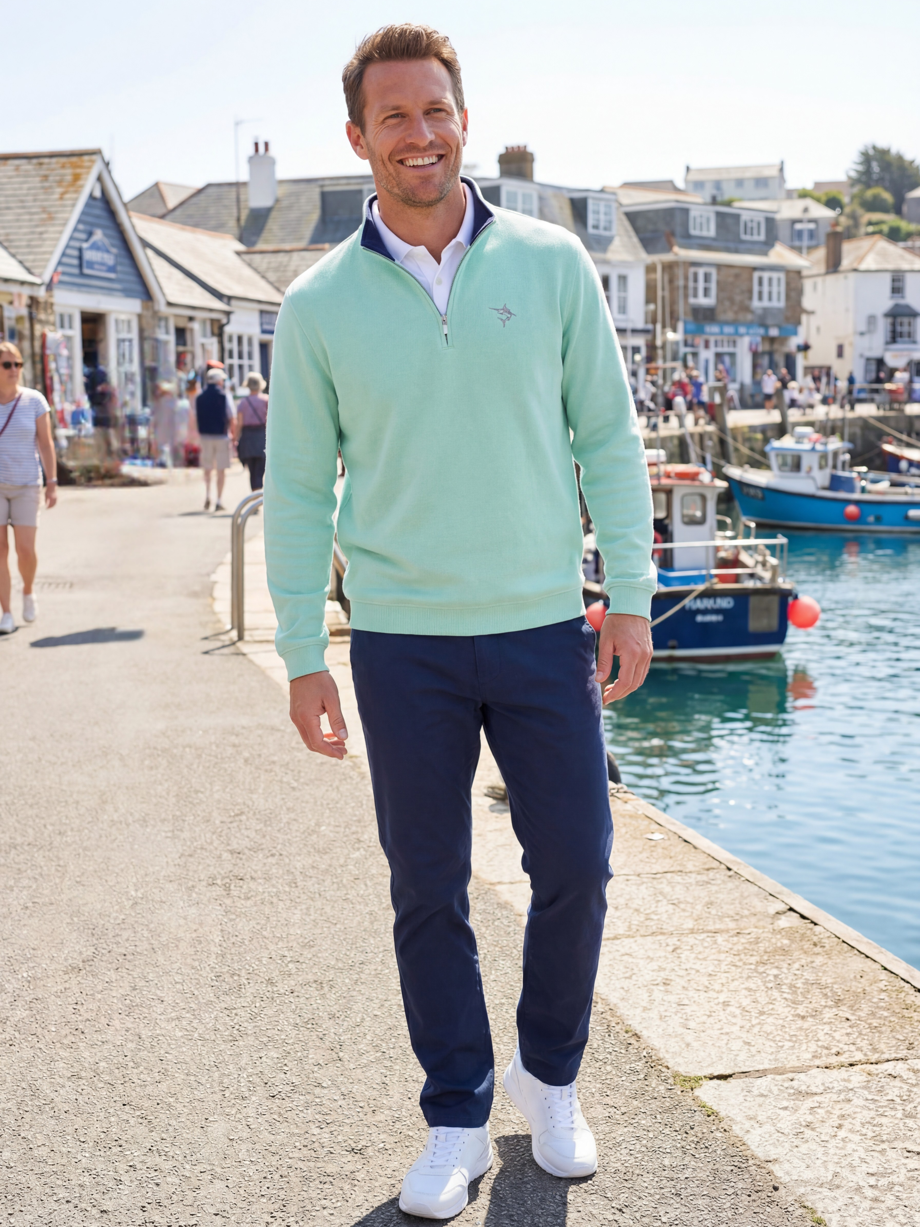 Turnberry Quarter Zip Smooth Knit