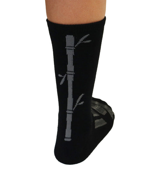 Be Like Bamboo Viscose Crew Socks Unisex Black Color - 5-pack