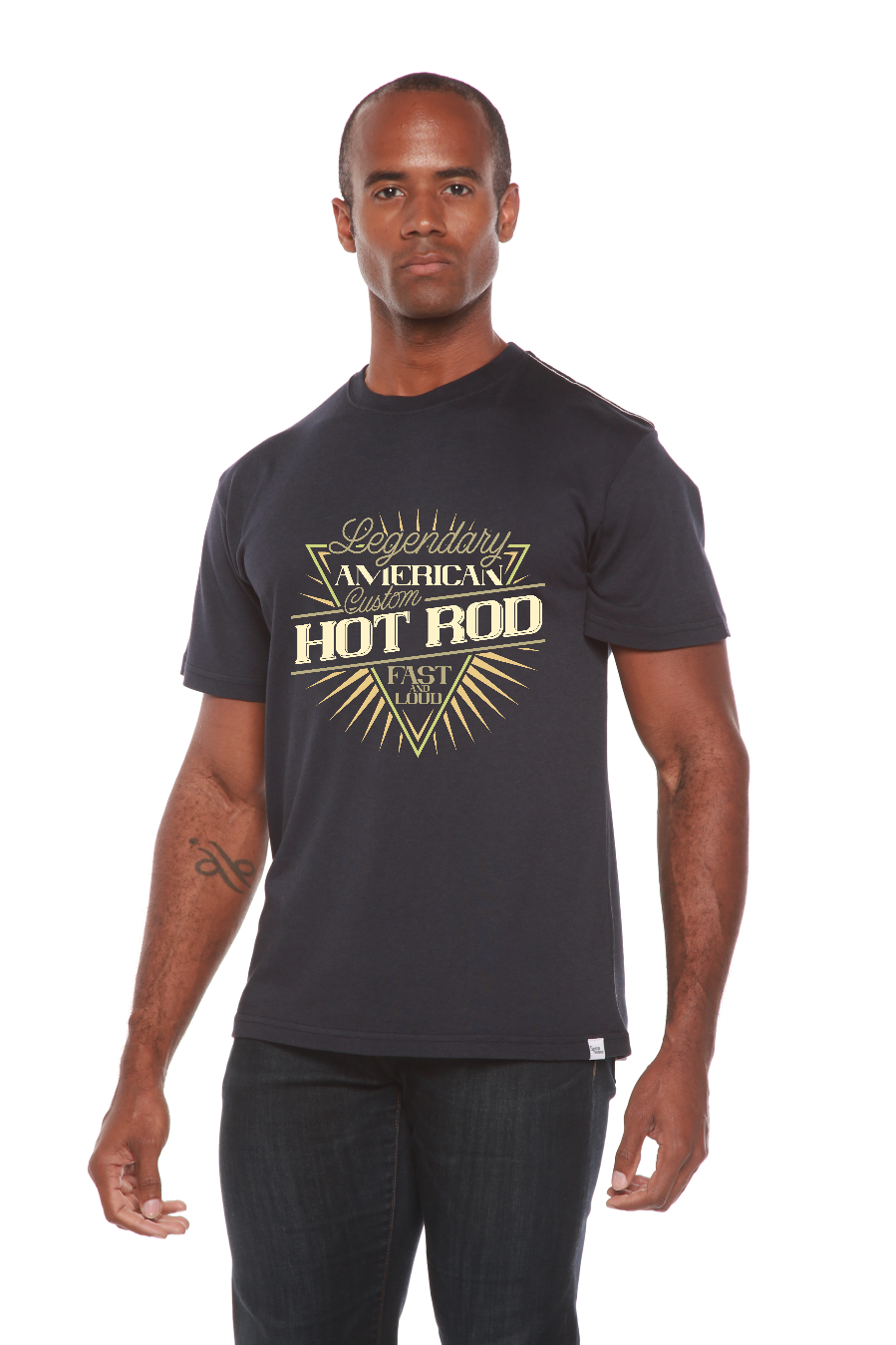 Legendary American Men's Bamboo Viscose/Organic Cotton Short Sleeve Graphic T-Shirt