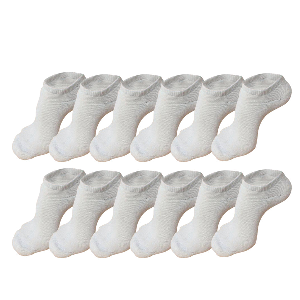 No Look Sport Bamboo Viscose Socks – Natural (Ankle / No-Show Style)