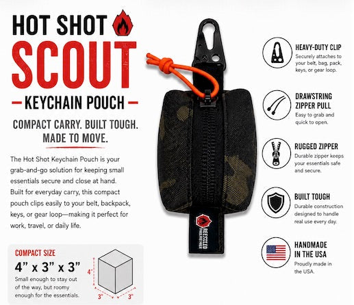 Hot Shot - Scout - Keychain Pouch